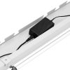 Rāmja rāmja galds ar elektriskā augstuma regulēšanu 73-123 cm līdz 80 kg balts