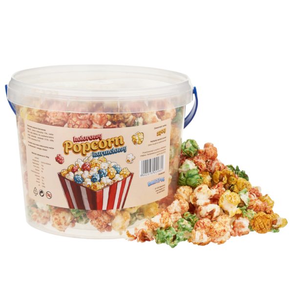 Popkorna gatava krāsaina karamele 100g / 1L