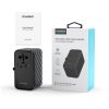 Adaptera ceļojumu lādētājs ES / US / AUS / UK 2X USB-C 2X USB-A 100W-Black