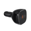 Automašīnu lādētājs 160W 2x USB-C PD 3.1 1x USB-A-Black