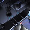 Automašīnu lādētājs 160W 2x USB-C PD 3.1 1x USB-A-Black