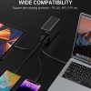 PowerBank 27000 MAH 2X USB-A 2X USB-C 100W barošanas stacija-melns