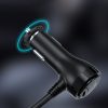 Automašīnas lādētājs + 3x šķiltavas ligzda 2X USB-C PD 1X USB-A QC-Black