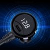 Automašīnas lādētājs + 3x šķiltavas ligzda 2X USB-C PD 1X USB-A QC-Black