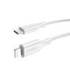 Kabelis Kabelis iPhone USB -C - zibens mfi PD 30W 1,2m - balts