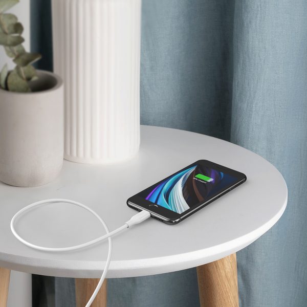Kabelis Kabelis iPhone USB -C - zibens mfi PD 30W 1,2m - balts