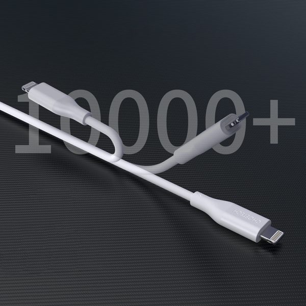 Kabelis Kabelis iPhone USB -C - zibens mfi PD 30W 1,2m - balts