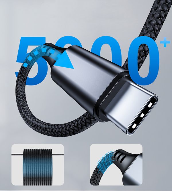 Aux USB -C audio kabeļa kabelis - mini ligzda 3,5 mm 2 m - melns