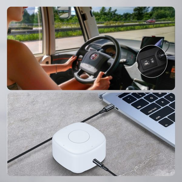 Aux USB -C audio kabeļa kabelis - mini ligzda 3,5 mm 2 m - melns