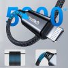 Kabeļa aux aux iPhone zibens - mini ligzda 3,5 mm 2 m - melns
