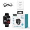 SmartWatch ar savienojumu saņemšanas ekrāna funkciju 1.91 '' IP67 - melns