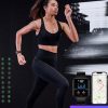 SmartWatch ar savienojumu saņemšanas ekrāna funkciju 1.91 '' IP67 - melns