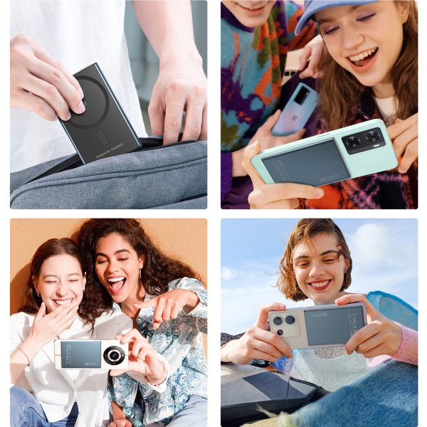PowerBank indukcija 2000mAh Super Thin 5W MagSafe Qi - melns