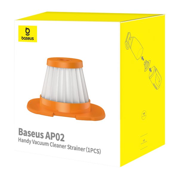 HEPA filtrs baseus AP02 putekļsūcējam ar 6000 PA - apelsīnu