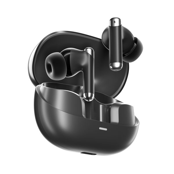 Sounfii R4 austiņas Bluetooth 5.3 ENC bezvadu - melna