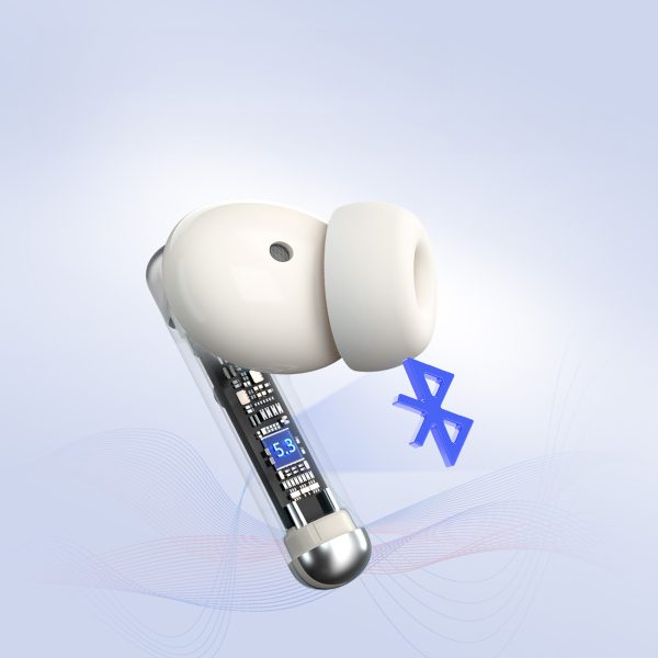 Sounfii R4 austiņas Bluetooth 5.3 ENC - balts