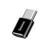 Adaptera mini adapteris ar mikro USB uz USB -C - melns