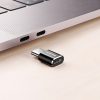 Adaptera mini adapteris ar mikro USB uz USB -C - melns