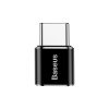 Adaptera mini adapteris ar mikro USB uz USB -C - melns