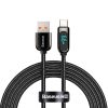 Parādiet ātras uzlādes datus USB -A kabelis - USB -C 66W 1M - melns
