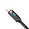 Parādiet ātras uzlādes datus USB -A kabelis - USB -C 66W 1M - melns