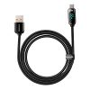 Parādiet ātras uzlādes datus USB -A kabelis - USB -C 66W 1M - melns
