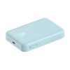 Magnētiskais mini 10 000 mAh 20W indukcijas PowerBank + USB -C kabelis - zils