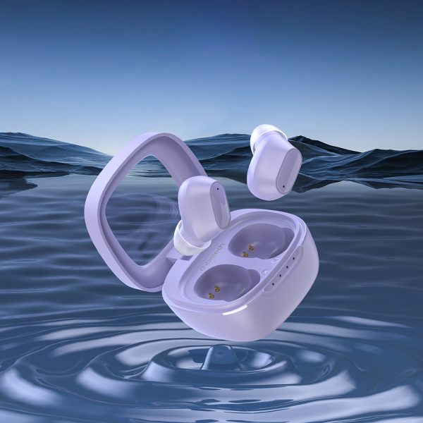 MEMS in -ear austiņās TWS Bluetooth 5.3 - purpursarkanā krāsā