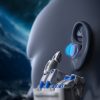 MEMS in -ear austiņās TWS Bluetooth 5.3 - purpursarkanā krāsā