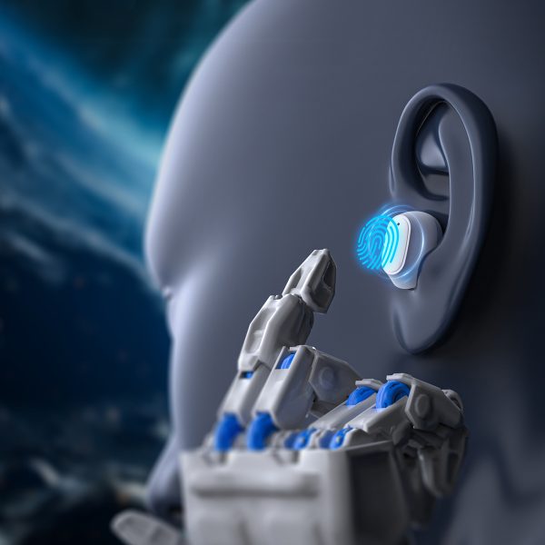 MEMS in -ear austiņās TWS Bluetooth 5.3 - balts