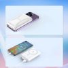 PowerBank 10 000 MAH 20W MAGSAFE USB-A USB-C Funkcija Autostāvvieta-balta