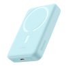 Magnētiskais mini 10 000 mAh 30W indukcijas PowerBank + USB -C kabelis - zils