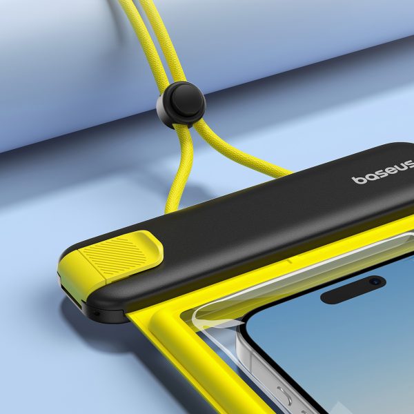 Ūdensnecaurlaidīgs korpuss 7,2 '' IPX8 Deep Dive 4 slāņiem - melniem un dzelteniem