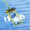 Ūdensnecaurlaidīgs korpuss 7,2 '' IPX8 Deep Dive 4 slāņiem - melniem un dzelteniem