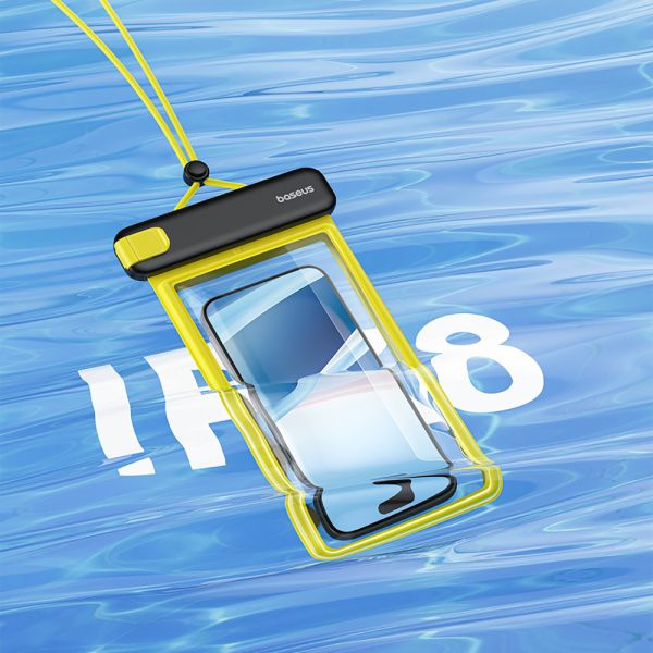 Ūdensnecaurlaidīgs korpuss 7,2 '' IPX8 Deep Dive 4 slāņiem - melniem un dzelteniem