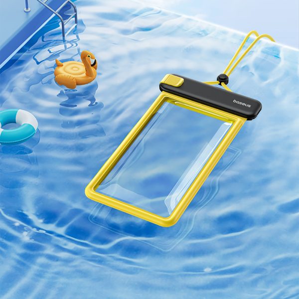 Ūdensnecaurlaidīgs korpuss 7,2 '' IPX8 Deep Dive 4 slāņiem - melniem un dzelteniem