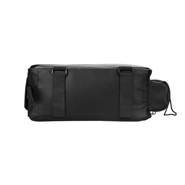 10L velosipēdu soma bagāžniekam ar sānu kabatām 38,5x19.5x16cm - melna
