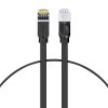 RJ45 ātrgaitas Ethernet Cat6 1M tīkla kabelis - melns