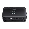 4in1 lēciena starteris 600A ar PowerBank 6000mAh lukturīša super enerģijas kompresors - melns