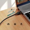 Patchcord tīkla kabelis Ethernet RJ45 Cat 7 10Gbps 1m - melns
