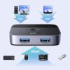 0 (ieeja) / 2x USB-A (izvade) -gray