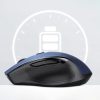 Peles peles optiskais bezvadu USB 2,4 GHz 4000 DPI - zils