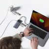 7in1 rumbas adaptera metāla mirdzuma sērija II USB-C PD100W / 2X USB-A / 2X HDMI 4K / USB-C 3.0