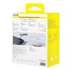 2in1 tūristu sūknis matracim un LED lukturīša Pocketgo Pro - balts