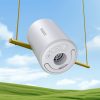 2in1 tūristu sūknis matracim un LED lukturīša Pocketgo Pro - balts