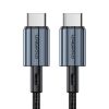 USB-C kabeļa kabelis-USB-C PD 60W XCC-1014 pītā pelējumā