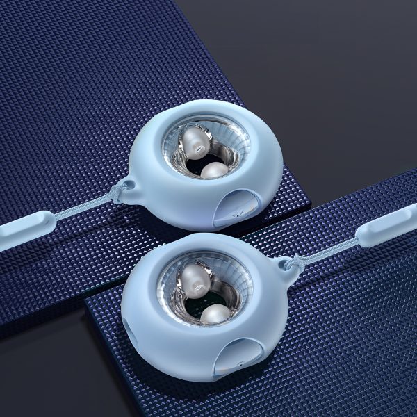 Bezvadu austiņas TWS Bluetooth 5.3 Lightura vokāls - zila