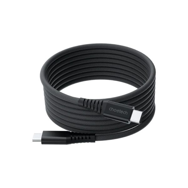 Kabelis USB-C-USB-C kabelis ar magnētisko organizatoru PD 3.1 240W 1