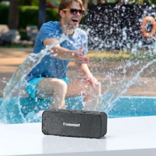 Bezvadu skaļruņu elements T2 Plus modernizēts 20W Bluetooth 5.3 - melns