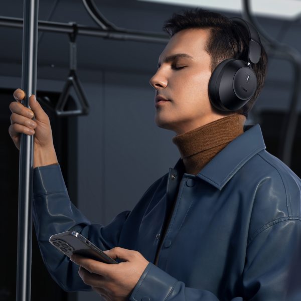 Bezvadu austiņas bass 30 Max Bluetooth 5.3 - melns